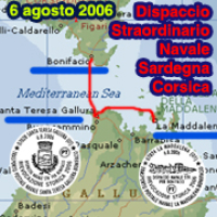 Dispaccio navale dalla Sardegna alla Corsica