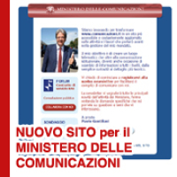 Nuovo Ministro delle Comunicazioni, nuovo sito web!