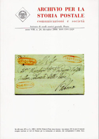 Archivio per la Storia Postale, la rivista dell'ISSP di Prato