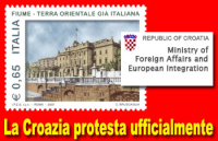 Fiume: la Croazia chiede il ritiro del francobollo