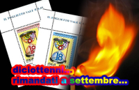 A settembre la distruzione dei francobolli per i diciottenni