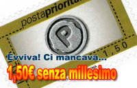 L'estate dei prioritari: nuovo francobollo da 1,50 senza millesimo