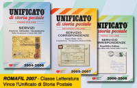 Romafil 2007: Oro Grande all'Unificato di Storia Postale