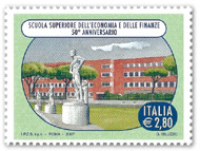 Francobollo per la Scuola Superiore dell'Economia e delle Finanze