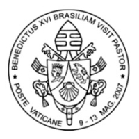 Annullo speciale per il viaggio papale in Brasile