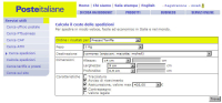 Simulatore di tariffe: anche sul sito di Poste Italiane