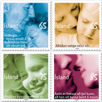 Per San Valentino tanti baci dalle poste islandesi