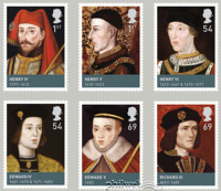 Re e regine: 600 anni di storia nei francobolli di Royal Mail