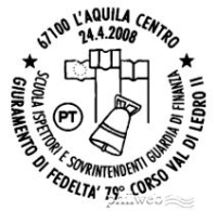 Un annullo speciale per i nuovi sottufficiali della Guardia di Finanza