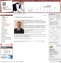 Claudio Scajola: aggiornato il sito del Ministero delle Comunicazioni