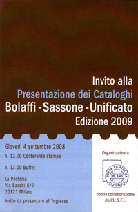 Oggi a Milano la presentazione dei Cataloghi 2009