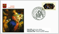 Natale 2008: busta ricordo dalle Poste Vaticane