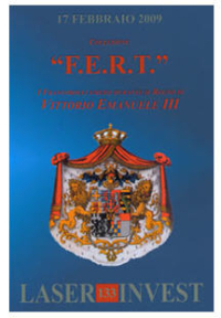 Collezione FERT: francobolli e rarità di Vittorio Emanuele III in vendita Laser Invest
