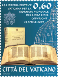 Giornata del Libro, Pontificio Istituto Biblico e Assemblea IFLA: tris di emissioni dal Vaticano