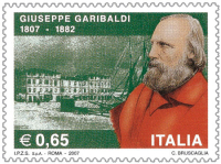 A Settembre, dispaccio postale garibaldino da Tivoli a San Marino