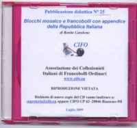 I blocchi mosaico e i francobolli con appendice nel nuovo Quaderno del CIFO
