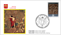 Pasqua 2010: la busta-ricordo delle poste vaticane