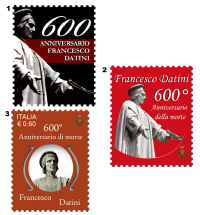 140 bozzetti per la cartolina postale dedicata a Francesco Datini