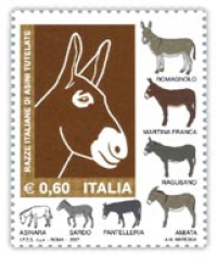 All'asino italiano (meritatamente) un francobollo tutto suo