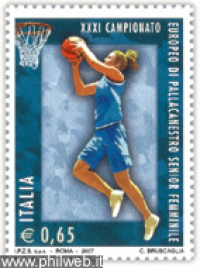 Basket Femminile: un francobollo per i Campionati Europei di Chieti