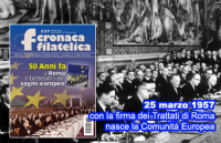 Cronaca Filatelica: 50° anniversario dei Trattati di Roma