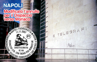 Dispaccio Napoli-Monaco: modificato l'annullo postale