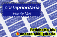 Etichetta blu di posta prioritaria: il ritorno!