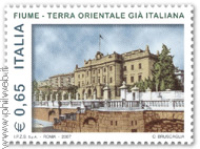 Fiume: un francobollo per la... terra orientale già italiana