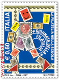 Giornata della Filatelia 2007: i francobolli e la scuola