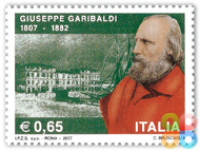 Il francobollo italiano per Garibaldi arriva il 4 luglio