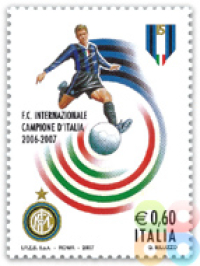 Campionato di calcio di serie A: all'Inter scudetto e francobollo
