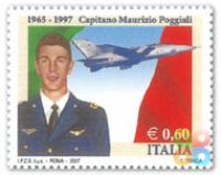 Un francobollo a 10 anni dalla morte del Capitano Maurizio Poggiali