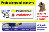 Poste Italiane sceglie Vodafone. E lancia il nuovo sito.