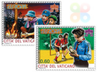 Scout: esplorazione e crescita spirituale nei francobolli del Vaticano