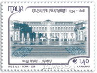 La Villa Reale di Monza per il francobollo dedicato a Piermarini