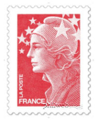 Nuovo presidente, nuova Marianna sui francobolli francesi