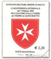 Ordine di Malta: il francobollo per la luogotenza interinale