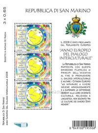 Anno del dialogo interculturale: la Pangea nel foglietto di San Marino 