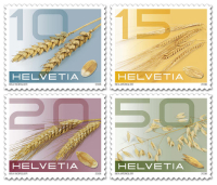 Svizzera: scorpacciata di francobolli, dai cereali alla pera Catillac