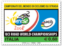 Campionati Mondiali di Ciclismo su Strada: ecco il francobollo italiano