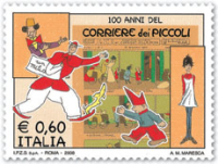 Il Corriere dei Piccoli torna dopo cent'anni: su francobollo