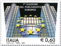 Francobolli per le elezioni europee: Italia, mosca bianca 