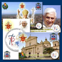 Papa Benedetto XVI in Calabria: a salutarlo due annulli speciali