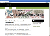 Circolo Filatelico Numismatico Crescentinese: il sito web