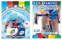 Campionati Mondiali di Ciclismo su Strada: i francobolli sammarinesi