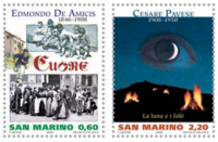 San Marino celebra Edmondo De Amicis e Cesare Pavese