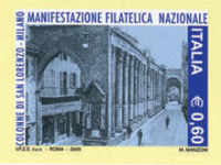 Con la cartolina postale, tris di emissioni per Milanofil 2009