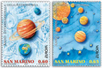 Anno Internazionale dell'Astronomia: in campo i francobolli di San Marino